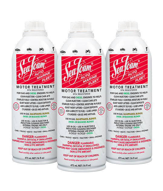 Set Of 3 Sea Foam SF-16 Motor Treatment for Gas and Diesel Engines 16 oz.